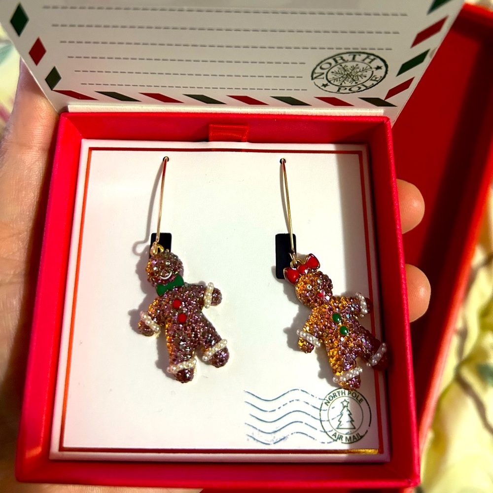 Festive Gingerbread Earrings